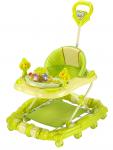 Buy cheap Green 6 Wheel Adjustable Baby Walker for Girls , Portable Baby Walker from wholesalers