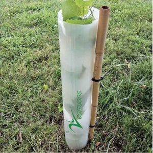 Buy cheap Reusable Corrugated Plastic Seedling Protection Sleeve with Customized Colour from wholesalers