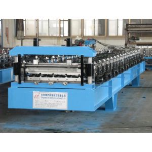 Buy cheap Wall Panel Machine For Insulation Board Inner Panel, Steel Structure Ribbed panel Roll forming machine from wholesalers