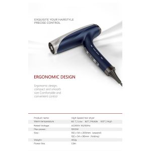 Buy cheap Custom Professional Hair Blow Dryer Phantom Salon With Strong Wind from wholesalers