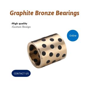 Self Lubricating Solid Inlaid Graphite Plugged Bushings