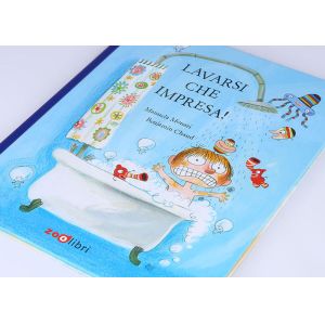 Gray Educational Personalized Children'S Board Books With Gloss Lamination
