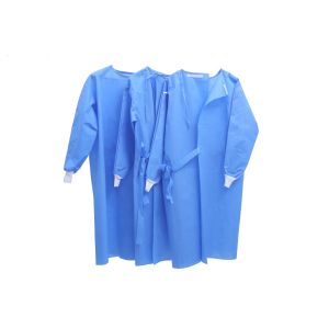 China Full Length Disposable Surgical Gowns Unisex Type Eco Friendly Size Customized on sale