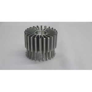 Buy cheap Energy Saving Round Extruded Aluminum Heatsink OEM / ODM Available product