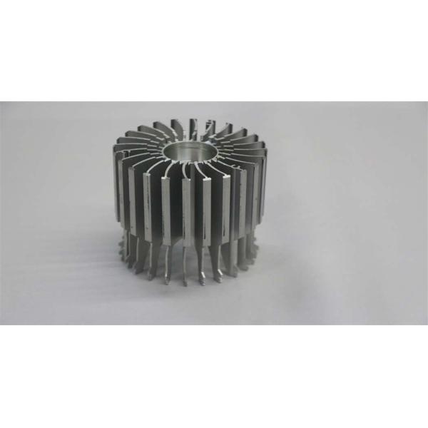 Quality Energy Saving Round Extruded Aluminum Heatsink OEM / ODM Available for sale