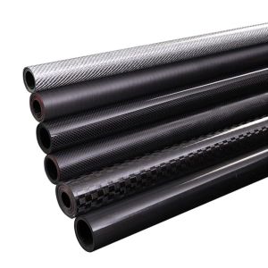 High Performance 40x38x1000mm 3K CF Tube Carbon Fiber / Fibre Tube 3K Roll