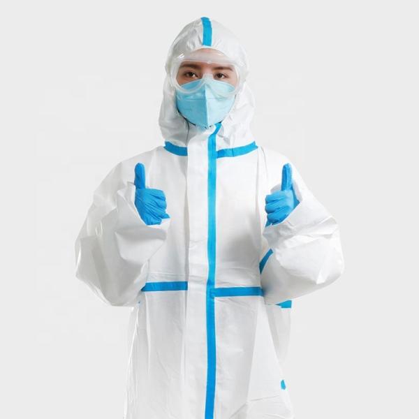 Buy cheap Waterproof Disposable Protective Suits , Virus Protective Clothing CE Certificate from wholesalers