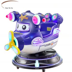Buy cheap Amusement Kids Airplane Kiddie Ride Electric Swing Car Game Machine Attractive Appearance from wholesalers