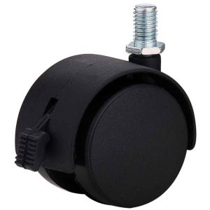 Buy cheap 50mm threaded stem double wheel furniture castors product