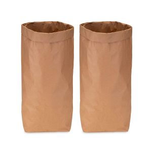 Buy cheap Waterproof Biodegradable Brown Kraft Paper Lawn Leaf Trash Yard Waste Rubbish Paper Garbage Bag For Home And Garden from wholesalers