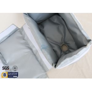 Buy cheap Heat Thermal Insulation Jackets Removable Fiberglass Grey 25mm 260℃ Cover from wholesalers