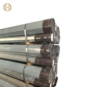 Buy cheap Tubular Metal Electrical Pole 11M 450daN 550daN Low Silicon Well Finished Galvanization from wholesalers