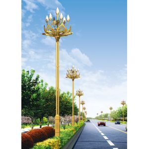 Buy cheap PF0.9 Aluminium Parking Lot  magnolia shape LED Street Light with high pole 200W 160lm/W 100-265V from wholesalers