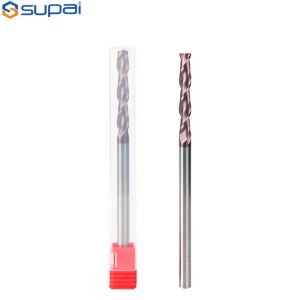 Buy cheap Tungsten Steel Square End Mill High Precision Aluminum Cutting Tools CNC Working from wholesalers