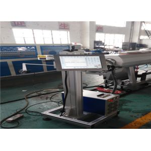 ISO Single Screw PE Pipe Extrusion Line With PLC Automatic Controller