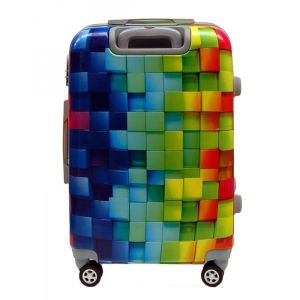 210D Lining Reinforced Soft Handles PC Print Luggage Sets