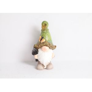 Buy cheap Small Pottery Garden Ornaments Multicolour Custom Ceramic Ornaments Elf product