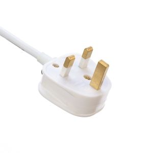 Buy cheap PVC Jacket Material Open Ended Rewireable 3 Prong AC Power Cable for Laptops Extension Lead UK Customizable 1.5M Length from wholesalers