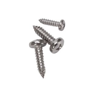 Buy cheap M2.5 DIN7981 H Cross Recessed Pan Head Tapping Screws with Cone Point Phillips Drive Type C in Stainless Steel Material from wholesalers