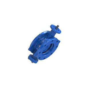EPDM Seal Double Eccentric Butterfly Valve Stainless Steel Disc Ring With Big