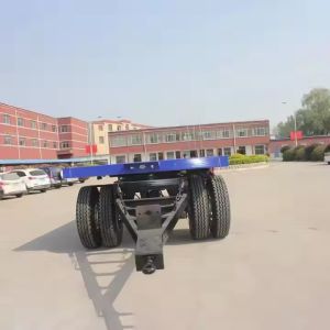 Buy cheap CIMC 1/ 2 Axle High Tense Steel 6.5-9.5m Length Load Capacity 20-30 Tons Flatbed With Moving Turn Full Truck from wholesalers
