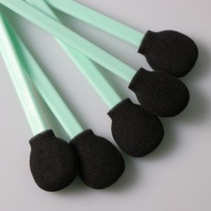 Buy cheap SGS Certificated Cleanroom Swab With Black Big Round Head For Printer Cleaning from wholesalers