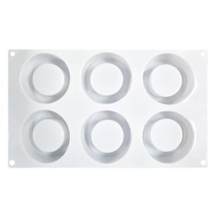 Buy cheap Customized Silicone Cake Mold Handmade 6 Cavities Candle Shape For Baking from wholesalers