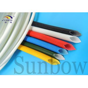 Buy cheap Electrical Wire Insulating Silicone Fiberglass Sleeving 4.0mm from wholesalers
