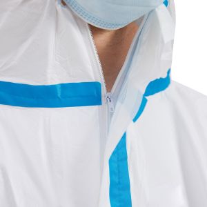 Buy cheap Medical Clinic Uniform Disposable Protective Coverall PE PP from wholesalers
