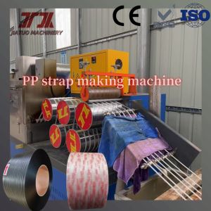 China 350kg/H Capacity Pp Strap Making Machine With Precise Die Head And Plc Control System on sale