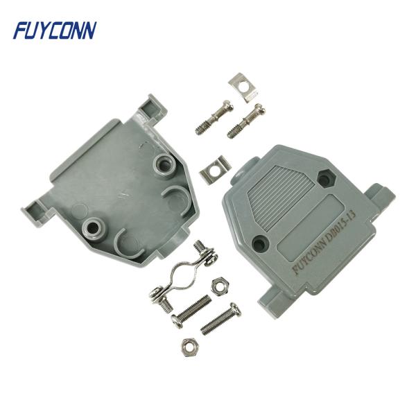 Buy cheap 180 Degree Straight Plastic Backshell 25 Pin D SUB Cover from wholesalers