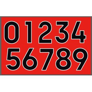 Buy cheap Versatile Heat Transfer Letters And Numbers Two Tone Iron On Sports Numbers Washable For Shorts from wholesalers