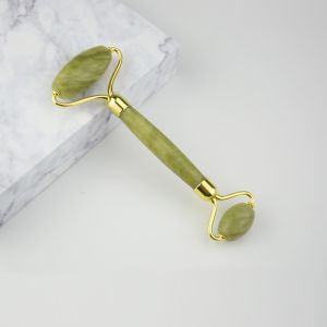 Cheap Green Xiuyan Jade Roller Stone Face Roller