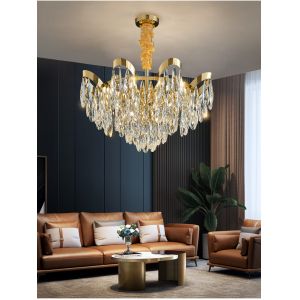 Buy cheap Luxury Crystal Chandelier For Living Room Led Gold basket empire crystal chandelier(WH-CY-226) from wholesalers