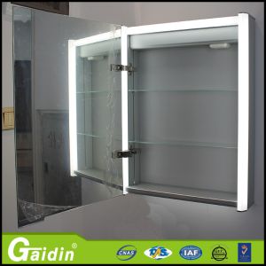 Buy cheap wall mounted led makeup bathroom cupboards with mirrors from wholesalers