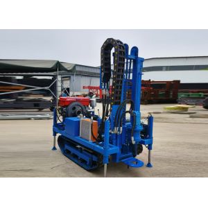Large Horsepower Hydraulic Crawler Mounted Drilling Rig For Water Borehole