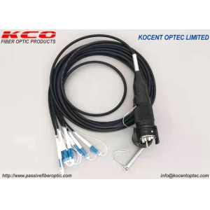 Buy cheap FTTA Fiber Optical Patch Cable with 4fo 8fo 12fo Cores Waterproof Tactical Armoured for Military Applications from wholesalers