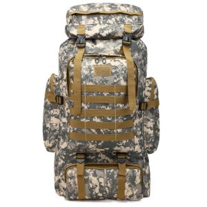 Buy cheap Polyester Lining 80L Large Capacity Camping Hiking Backpack for Traveling and Trekking from wholesalers