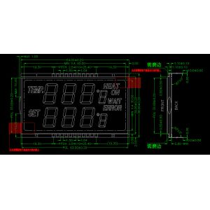 Buy cheap Customized Seven Segment Lcd PIN Connector Electric Welding Machine TN from wholesalers