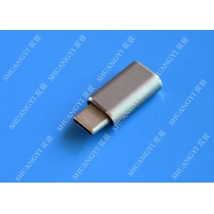 Buy cheap 5 Gbps Type C Micro USB , USB C to Micro USB Female Connector For Google Chromebook Pixel from wholesalers