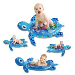 Buy cheap PVC Blue Turtle Water Cushion Water Pad Play Mat Baby Toddler Toy Summer Fun Game Mat from wholesalers