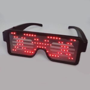 Buy cheap Rechargeable LED Light Up Plastic Glasses With 8 Flashing Patterns from wholesalers