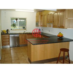 Buy cheap Modern Elegant Solid Wood Kitchen Cabinet with Excellent Design and Quality from wholesalers