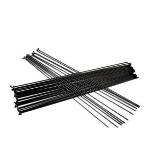 Buy cheap DT champion spoke 2.0/1.8 round spoke J-bend /straight pull head spokes 210-310mm black/silver color from wholesalers