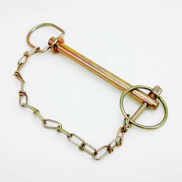 Swivel Handle Forged Hitch pins 1/2" with lynch pin for farm Tractors and