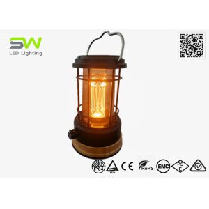 Buy cheap Customized Solar Bamboo Camping Lantern Lamp Rechargeable Dimmable 5W from wholesalers