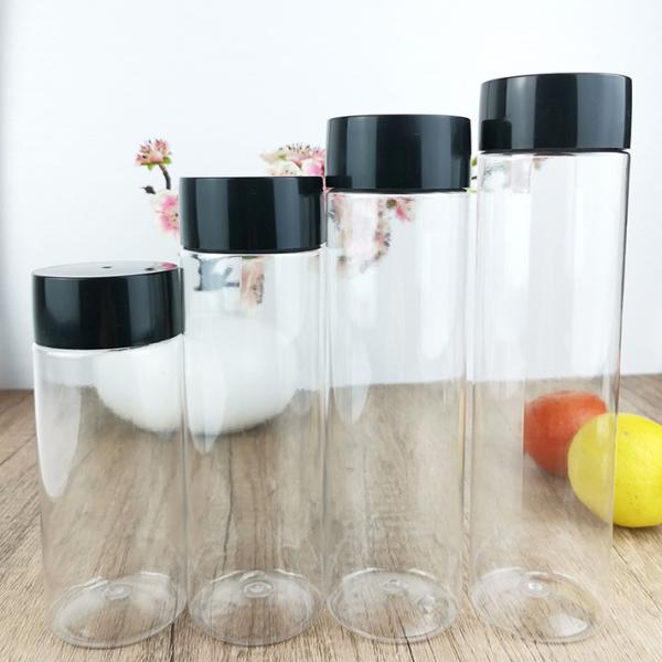 Quality 300ml PLA Water Bottle With Cap Drinks Milk Beverages for sale