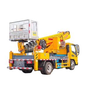 Buy cheap Newly Designed 30 Meter 4x2 High-altitude Operation Platform Crane  Truck Gasoline Truck  Skylift Cherry Picking Manual Elevator from wholesalers