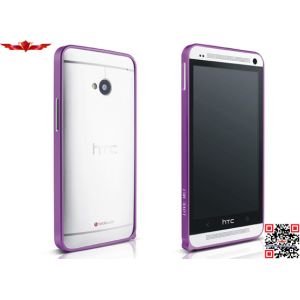 Ultra Thin 0.6MM Aluminum Bumper For HTC NEW ONE Multi Color Gift Box Yes
