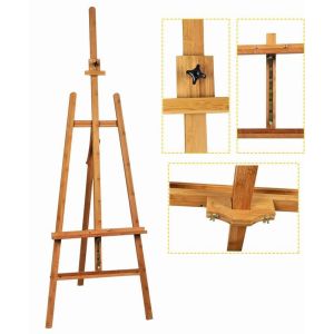 Buy cheap Bamboo Adjustable Artist Painting Easel Tripod Stand For Painting OEM Avaliable from wholesalers